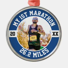 1:a Maratonlöpare Första Maratonlöpare 26 2 Julgransprydnad Metall
