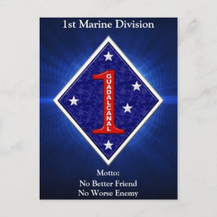 1:a mars Div Vykort