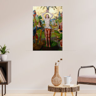 1:a martyrdomen av St. Sebastian (M 013) Poster