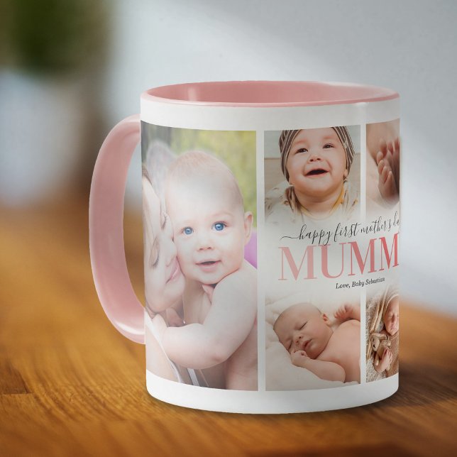 1:a Mor-dagen Foto Collage Mamma Mugg (Skapare uppladdad)
