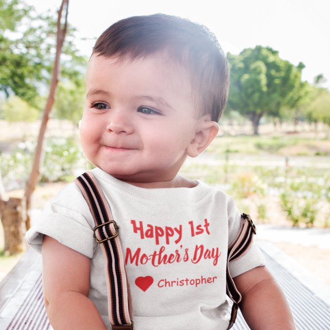 1:a Morandagen Baby T-Shirt (Skapare uppladdad)