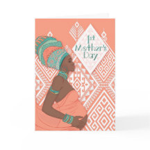 1:a Mors dag-afrikanska Mamman