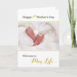 1:a Mors dag - Välkommen till Mamma Life Kort