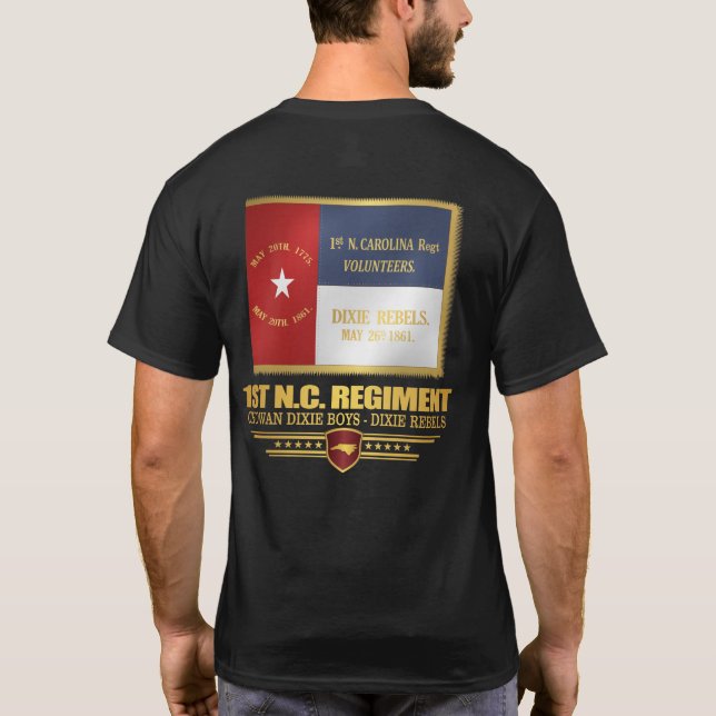 1:a North Carolina Volunteer Infantry T-shirt (Baksida)