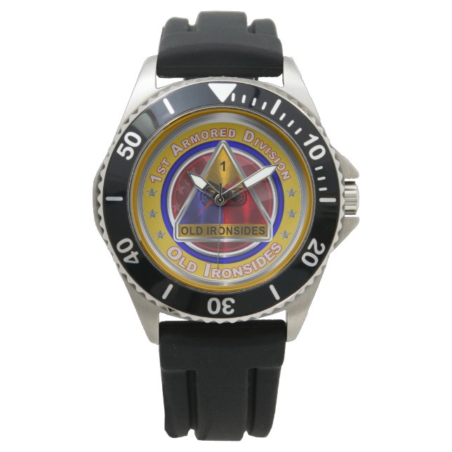 1:a pansardivisionen armbandsur (Framsida)