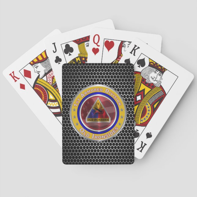 1:a pansardivisionen casinokort (Baksidan)