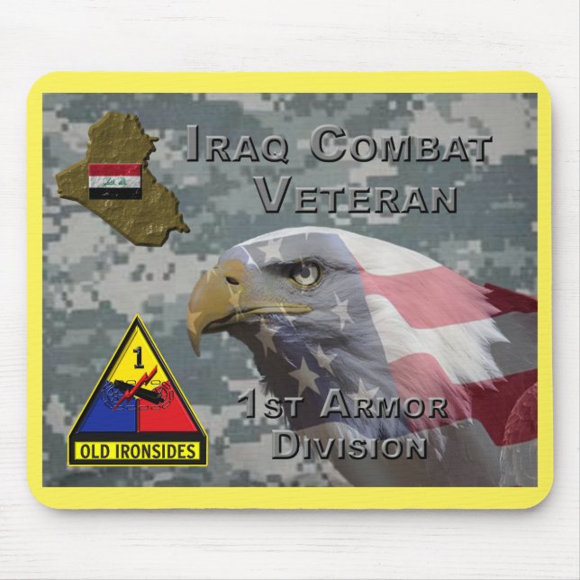 1:a pansardivisionen Irak Combat Veteran Musmatta (Framsidan)