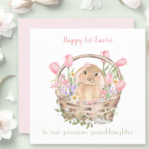 1:a Påskharn Rosa Granddotter Påsk Card Kort