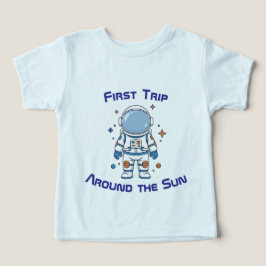 1:a resan runt solen Födelsedag Astronaut T Shirt
