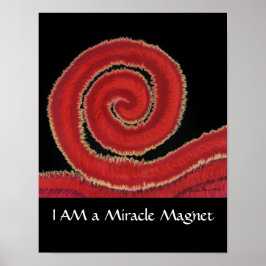 1:a roten Chakra #1- Jag är ett Miracle Magnet Poster
