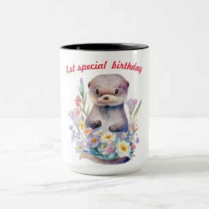 1:a speciella födelsedvänja mugg