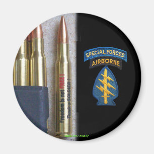 1:a speciella krafter Blixtplåster vfw iraq vet ma Magnet