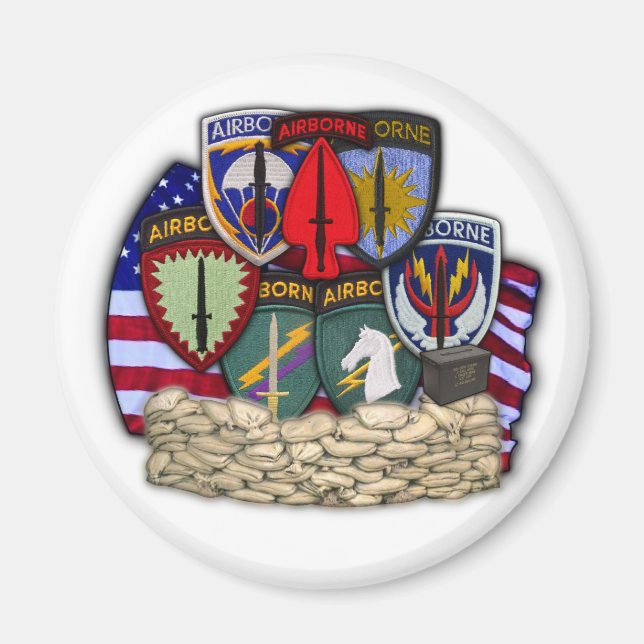 1:a speciella operationskommandot socom patch Magn Magnet (Framsidan)