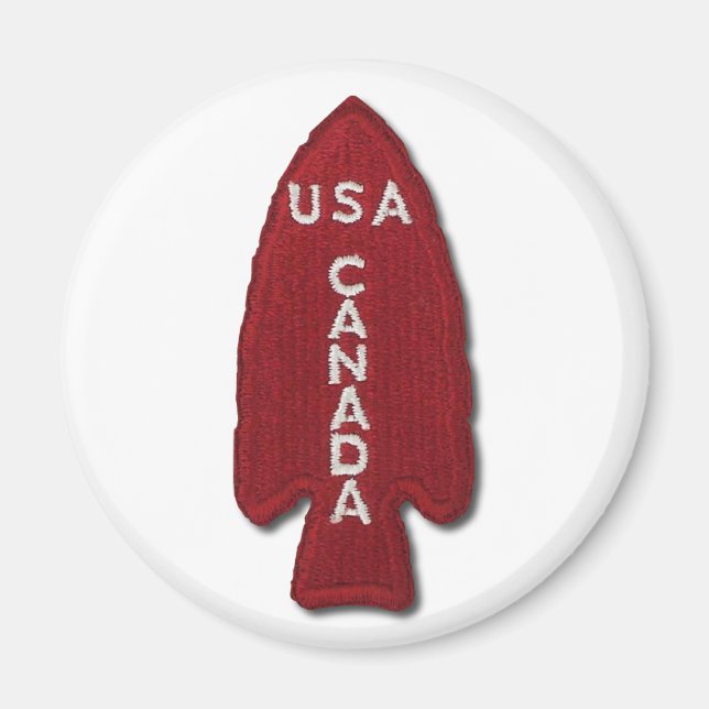 1:a Speciella servicestyrkans SSF-Djävulen-brigade Magnet (Framsidan)