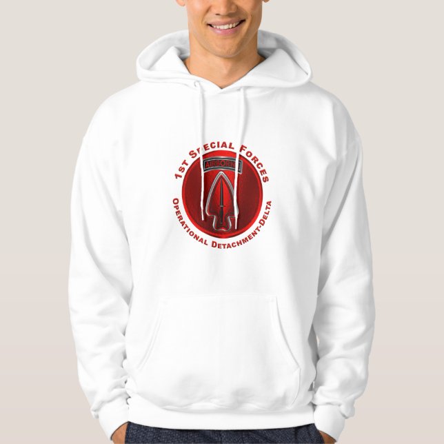 1:a Speciella styrkors driftsavgränsning - Delta Hoodie (Framsida)