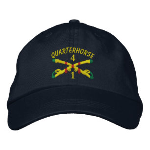 1:a Sqdn, 4:e kavalleriet Embroized Hat Broderad Keps