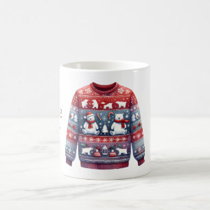 1:a Ställe, ugglans, Tävling Red Blue, sötare Kaffemugg