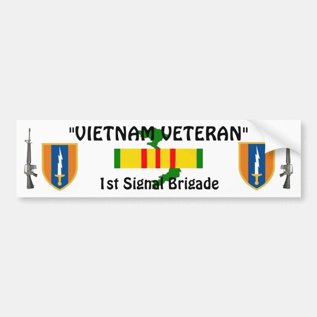 1:a stötfångaren Signai Brigade Bildekal (Framsidan)