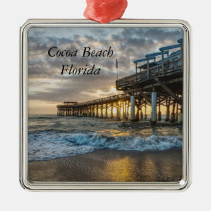 1:a Sunrise 2017 Cocoa Beach Julgransprydnad Metall