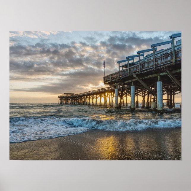 1:a Sunrise 2017 Cocoa Beach Poster (Framsidan)