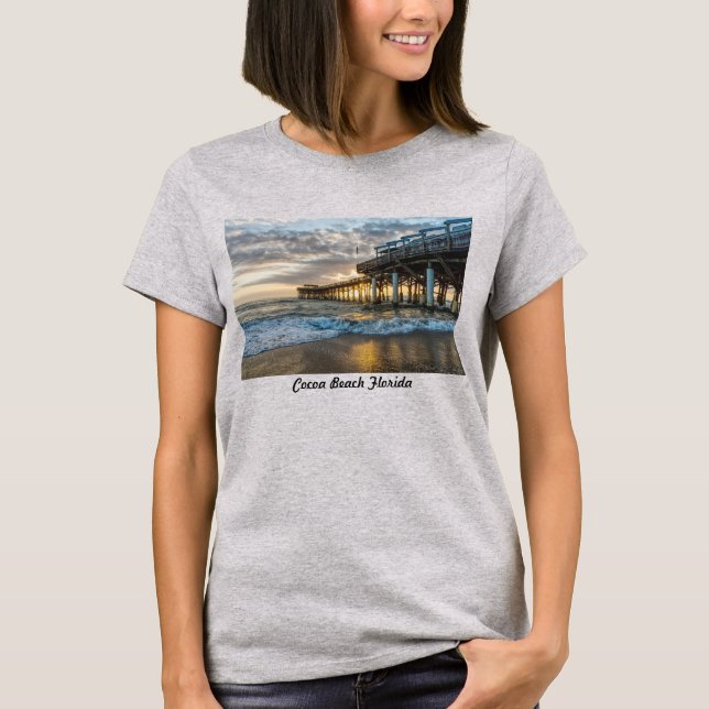 1:a sunrise 2017 Cocoa Beach T-Shirt (Framsida)