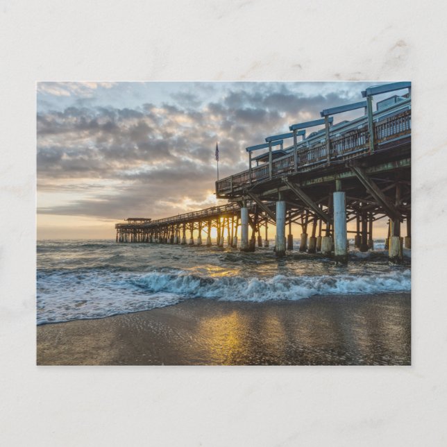 1:a Sunrise 2017 Cocoa Beach Vykort (Framsida)