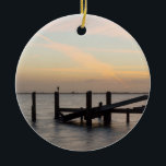 1:a sunset 2017 Cocoa Beach Julgransprydnad Keramik<br><div class="desc">En lång exponeringsfångst av den första solnedgången 2017 som hämtats från grundlagen Bicentennial Park i Cocoa Beach Florida. Tittar du fler utskrifter eller produkter? Besök gärna min butik: http://www.zazzle.com/timelessmomentsphtgy Det här fotot togs av Jennifer White med Timless Moments Photography. Alla bilder är upphovsrättsskyddade © Timless Moments Photography/Jennifer White. Alla rättigheter...</div>