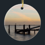 1:a sunset 2017 Cocoa Beach Julgransprydnad Keramik<br><div class="desc">En lång exponeringsfångst av den första solnedgången 2017 som hämtats från grundlagen Bicentennial Park i Cocoa Beach Florida. Tittar du fler utskrifter eller produkter? Besök gärna min butik: http://www.zazzle.com/timelessmomentsphtgy Det här fotot togs av Jennifer White med Timless Moments Photography. Alla bilder är upphovsrättsskyddade © Timless Moments Photography/Jennifer White. Alla rättigheter...</div>