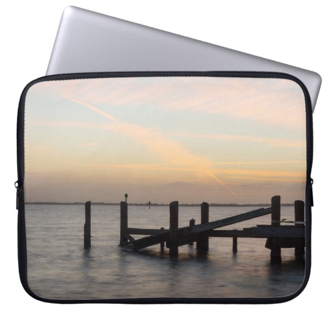 1:a sunset 2017 Cocoa Beach Laptop Sleeve (Framsidan)