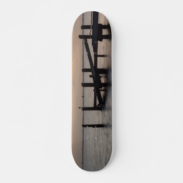 1:a sunset 2017 Cocoa Beach Skateboard Bräda 20 Cm (Framsida)