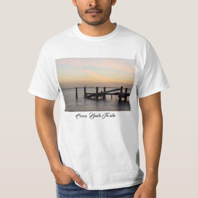 1:a sunset 2017 Cocoa Beach T-shirt (Framsida)