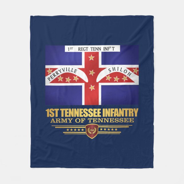 1:a Tennessee Infantry Fleecefilt (Framsidan)