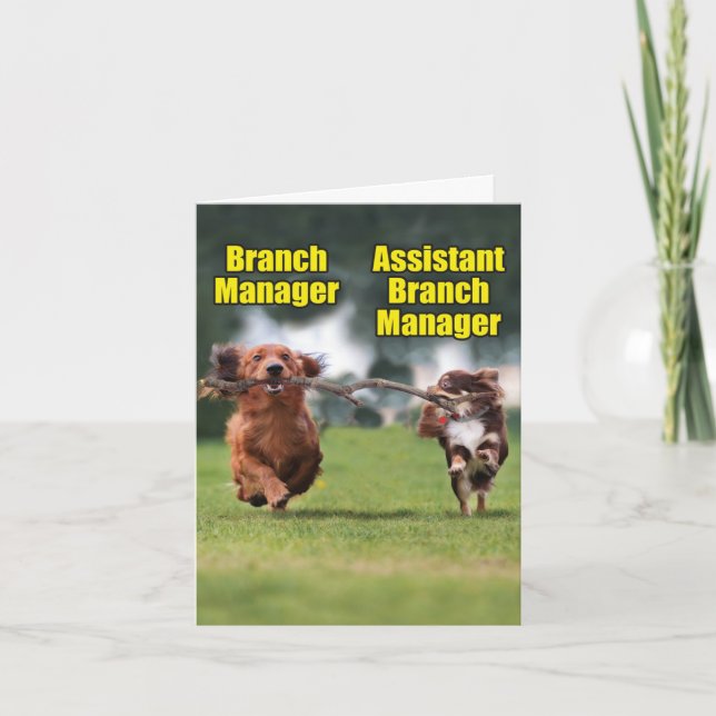 1 Adsible Birthday Card - Gren Managers Helgkort (Framsida)