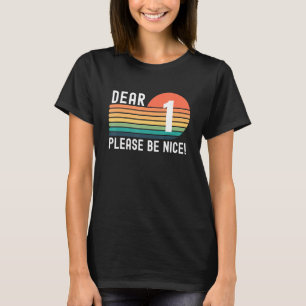 1 Åldersdagars födelsedag min första födelsedag T Shirt