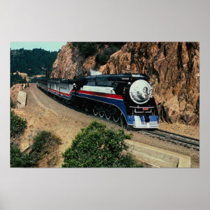 1 American Freedom Tåg (SP) 4449, Cape Horn, CA Poster