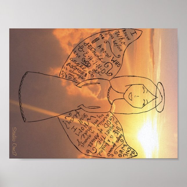 1 ’Angel Armies’ Angel + Chris Tomlin lyrics’ Poster (Framsidan)