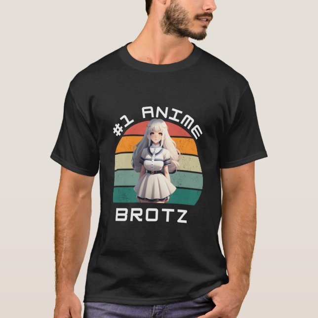1 Anime Brotz Ga Kawaii Vacker T Shirt (Framsida)