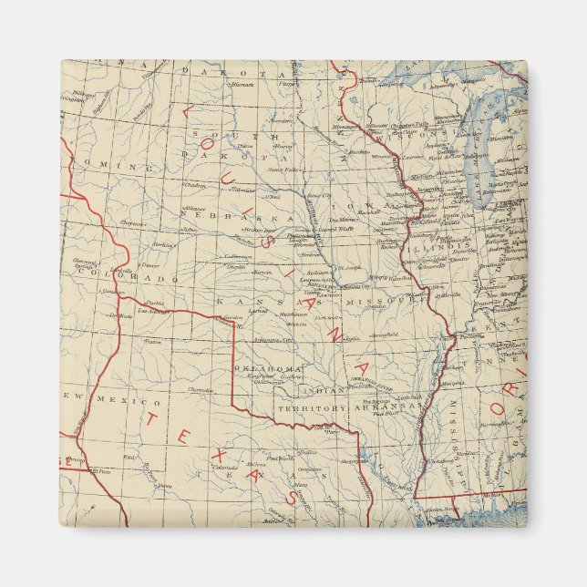 1 Anslutningar till territorium 2 Magnet (Framsidan)