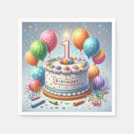 1 år gammal pappersservett