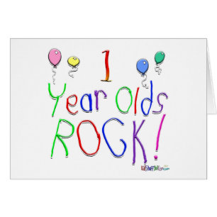 1 år - oldssten! hälsningskort