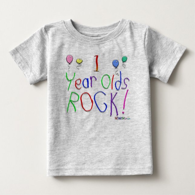 1 år - oldssten! T-tröja Tee Shirt (Framsida)