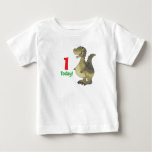 1-årig dinosaur födelsedag - 1:a födelsedagen Dino T Shirt