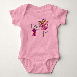 1-årig prinsessa-fairy t-shirt