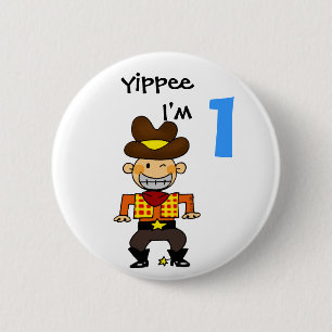 1 åriga cowboy knapp