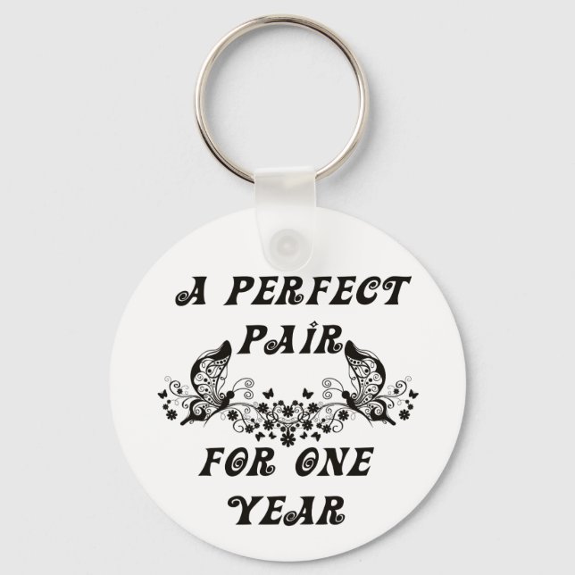 1 års årsdag nyckelring (Framsida)