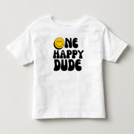 1-års födelsedag En glad kille födelsedag  T Shirt