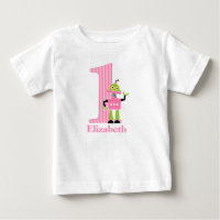 1-års födelsedags Robot T-shirt
