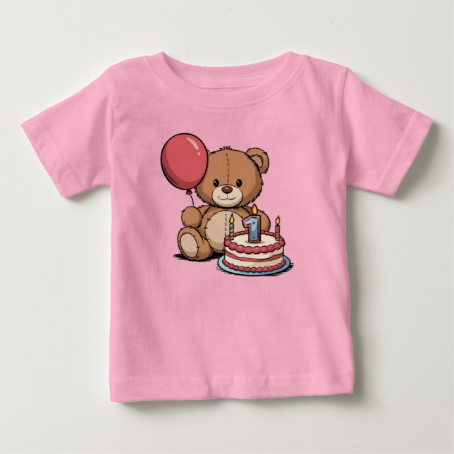 1-års minimalistiska look  t shirt (Framsida)