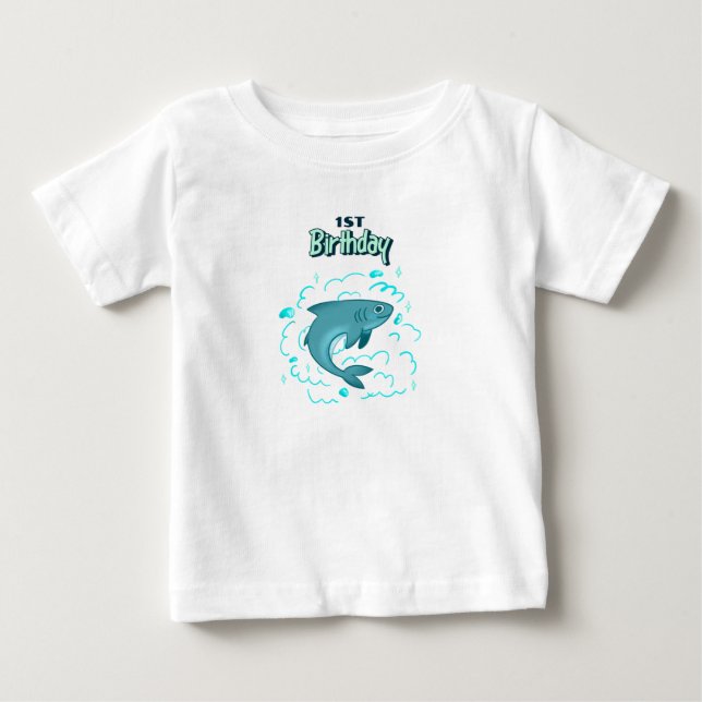 1-årsbarn  t shirt (Framsida)