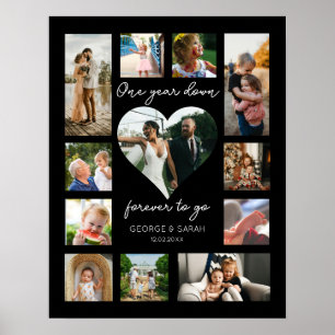 1-årsfotot 1 år för evigt poster